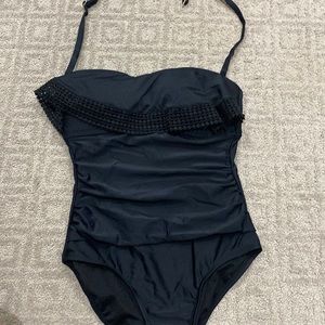 Kona Sol Black One Piece Swimsuit